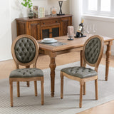 NNEDSZ AADEN 4x Velvet Faux Leather Dining Chairs with Solid Wood Legs-Pine Green
