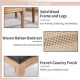 NNEDSZ AADEN 8x Rattan Dining Chairs with Solid Wood Legs- Grey