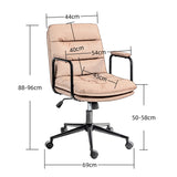 NNEDSZ Faux Leather Office Chair -Black
