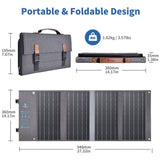 NNEDSZ Portable 36W Solar Panel Charger