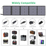 NNEDSZ Portable 100W Solar Panel Charger