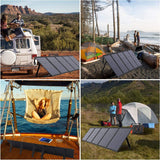 NNEDSZ Portable 100W Solar Panel Charger