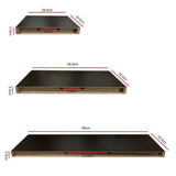 NNEDSZ Floating Shelf Set of 3 Black