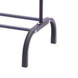 NNEDSZ Clothing Rack with Bottom Shelf & Anti-slip floor protectors (Black)
