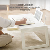 NNEDSZ Multifunction Laptop Bed Desk (White)