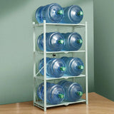 NNEDSZ Foldable Storage Shelf 4 Tier (White)