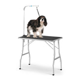 NNEDSZ Floofi Pet Grooming Table 90cm Single Pole (Black)