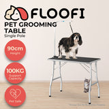 NNEDSZ Floofi Pet Grooming Table 90cm Single Pole (Black)