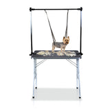 NNEDSZ Floofi Pet Grooming Table 90cm Double Pole (Black)