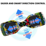 NNEDSZ Funado Smart-S W1 Hoverboard (Hip-Hop Graffiti)