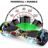NNEDSZ Funado Smart-S W1 Hoverboard (Hip-Hop Graffiti)