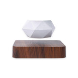 NNEDSZ Magnetic Levitating Plant Pot Dark Brown Base