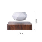 NNEDSZ Magnetic Levitating Plant Pot Dark Brown Base