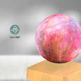 NNEDSZ Magnetic Levitating Galaxy Moon (Light Brown Base)