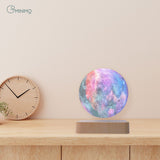 NNEDSZ Magnetic Levitating Galaxy Moon (Light Brown Base)