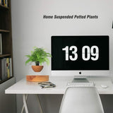 NNEDSZ Magnetic Levitating Plant Pot Oak