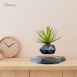 NNEDSZ Magnetic Levitating Plant Pot Black