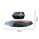 NNEDSZ Magnetic Levitating Plant Pot Black