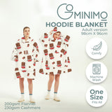 NNEDSZ Hoodie Blanket (Adult Chocolate)
