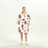 NNEDSZ Hoodie Blanket (Adult Chocolate)