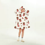 NNEDSZ Hoodie Blanket (Adult Chocolate)