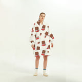NNEDSZ Hoodie Blanket (Adult Chocolate)