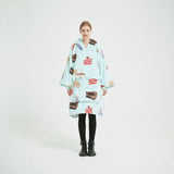 NNEDSZ Hoodie Blanket (Adult Cake Blue)