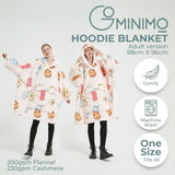 NNEDSZ Hoodie Blanket (Adult Breakfast)