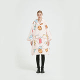 NNEDSZ Hoodie Blanket (Adult Breakfast)