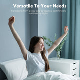NNEDSZ 3 Fold Folding Mattress Single Light Grey