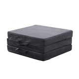 NNEDSZ 3 Fold Folding Mattress Single Light Grey