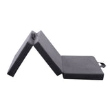 NNEDSZ 3 Fold Folding Mattress Single Light Grey
