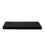 NNEDSZ 4 Fold Folding Mattress Black Air Mesh