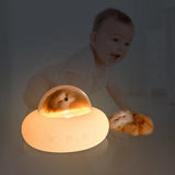 NNEDSZ GOMIINIMO Pet Spaceship Night Lamp Touch