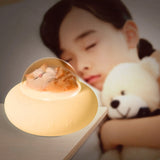 NNEDSZ GOMIINIMO Pet Spaceship Night Lamp Touch