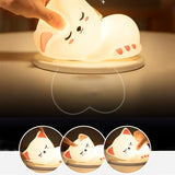 NNEDSZ Cat Night Lamp Remote