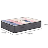 NNEDSZ 2 Pack 100L Large Underbed Clothes Storage Bag Home Organizer Box Bag
