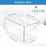 NNEDSZ 4 Pack Storage Bin