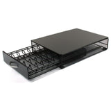 NNEDSZ Coffee Pod Holder Drawer Storage with Vertuoline Stores 40 Pods (Black)
