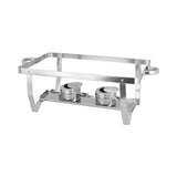 NNEDSZ GOMINIMO 9L Chafing Dish Multifunctional Stainless Steel Food Buffet Warmer Pan (3x3L Triple Trays)