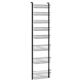 NNEDSZ 8 Tier Adjustable Baskets Over the Door Pantry Organizer Spice Rack