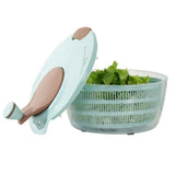 NNEDSZ GOMINIMO 3-in-1 Multifunctional 4L Salad Spinner (Avocado Green)