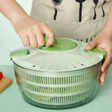 NNEDSZ GOMINIMO 3-in-1 Multifunctional 4L Salad Spinner (Avocado Green)