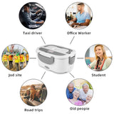 NNEDSZ 1.8L Electric Food Warmer Lunch Box with Insulated Carrying Bag