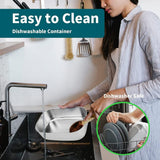 NNEDSZ 1.8L Electric Food Warmer Lunch Box with Insulated Carrying Bag