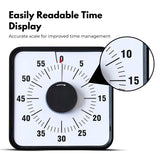 NNEDSZ 60-Minute Visual Countdown Timer (Large, Black)