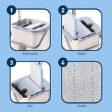 NNEDSZ Flat Mop Replacement Pads 8 pack