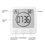 NNEDSZ Timer Shower Clock (White)