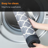 NNEDSZ 2 PCS Washable Non Slip Absorbent Kitchen Floor Mat (44x80+44x120cm, Black Lucky Clover)