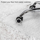 NNEDSZ PVC Chair Mat Floor Carpet (135x114cm)